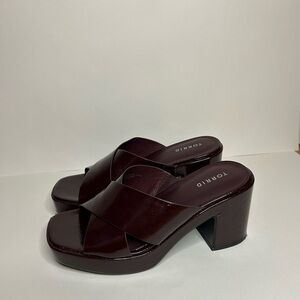 Torrid Women's Brown Platform Mules